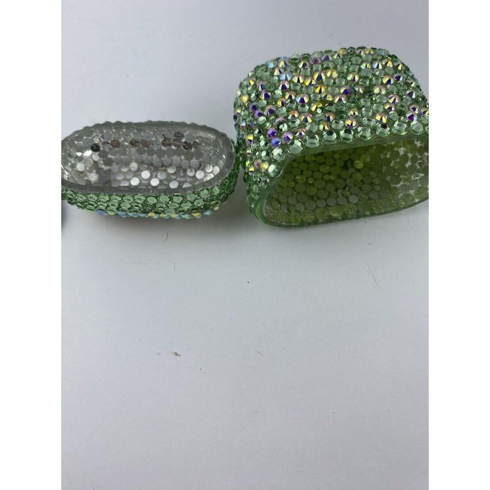 Crystal Shell Case Fits Air Pod Handmade With Rhinestones - Picture 5 of 7